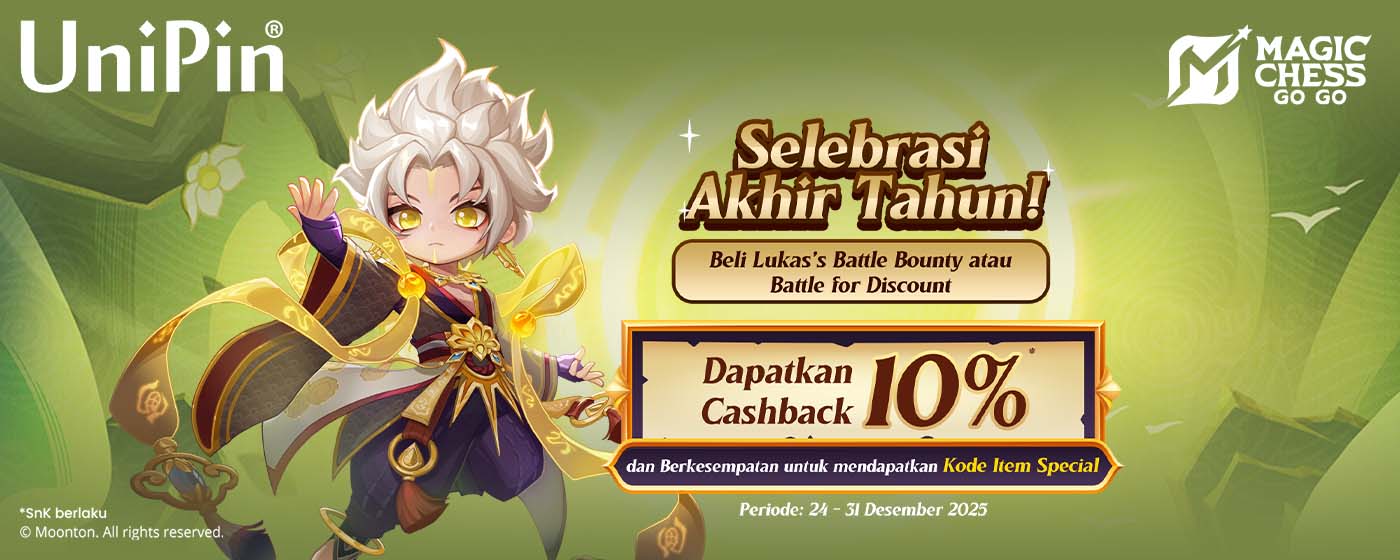 MCGG Selebrasi Akhir Tahun! Buruan Top Up dan Dapatkan Item Code Terbatas!